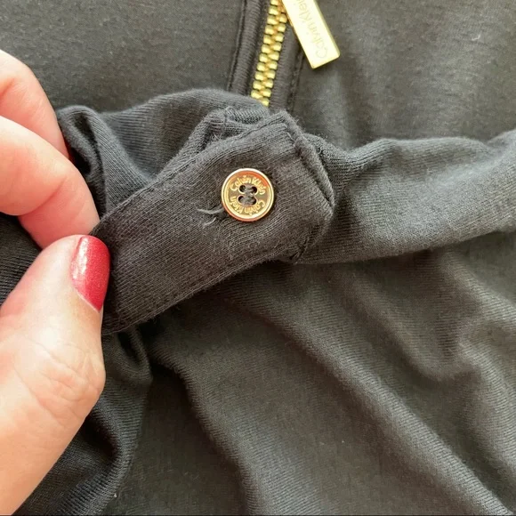 Calvin Klein Roll Sleeve Blouse - Picture 12 of 12